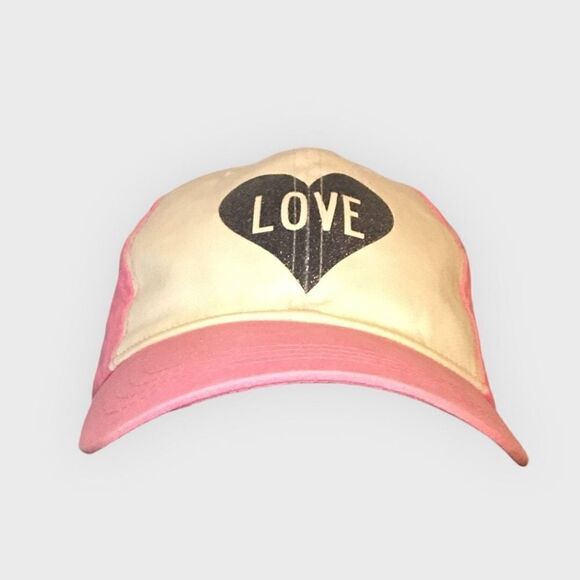 Infinity Headwear Love Pink Baseball Hat Cap One Size Fits Most - Picture 1 of 6